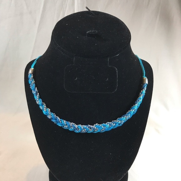 MIA Jewelry - MIA Woven Chain and Cord Accent Necklace